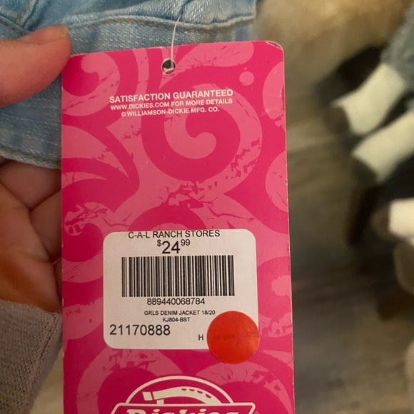 Dickies girls denim jacket - Picture 6 of 7
